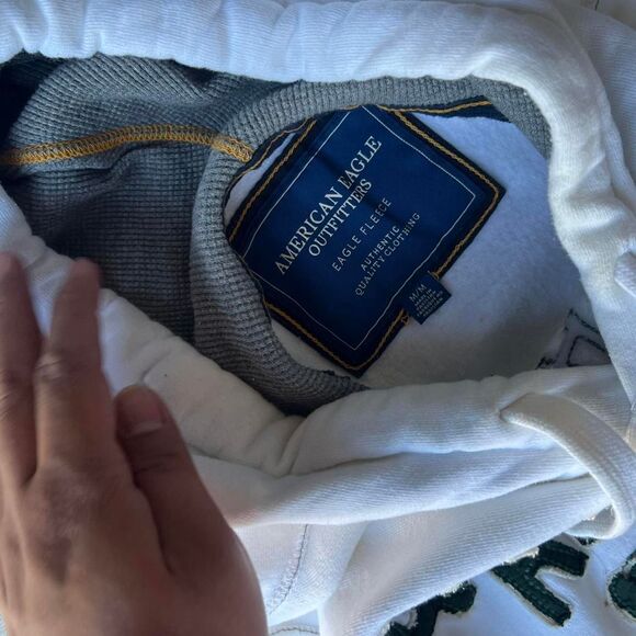 American Eagle Outfitters Hoodie y2k mens size M - Picture 4 of 4